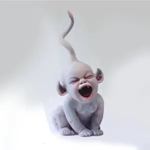 Halloween Scary Baby Resin Figurine Ornament