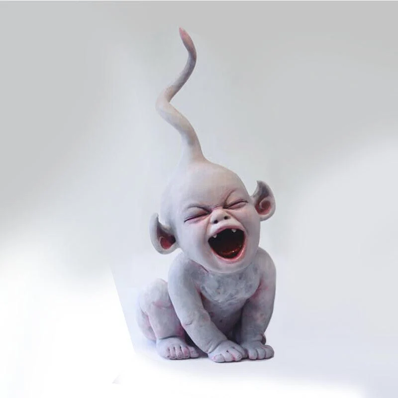 Halloween Scary Baby Resin Figurine Ornament -  - #tag1#