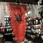 Halloween Scary Clown Mask Skull Party Supplies tag1