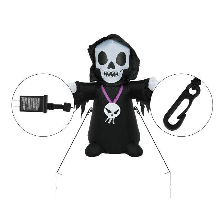 Halloween Scary Inflatable Skull Ghost -  - #tag1#