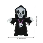 Halloween Scary Inflatable Skull Ghost tag1