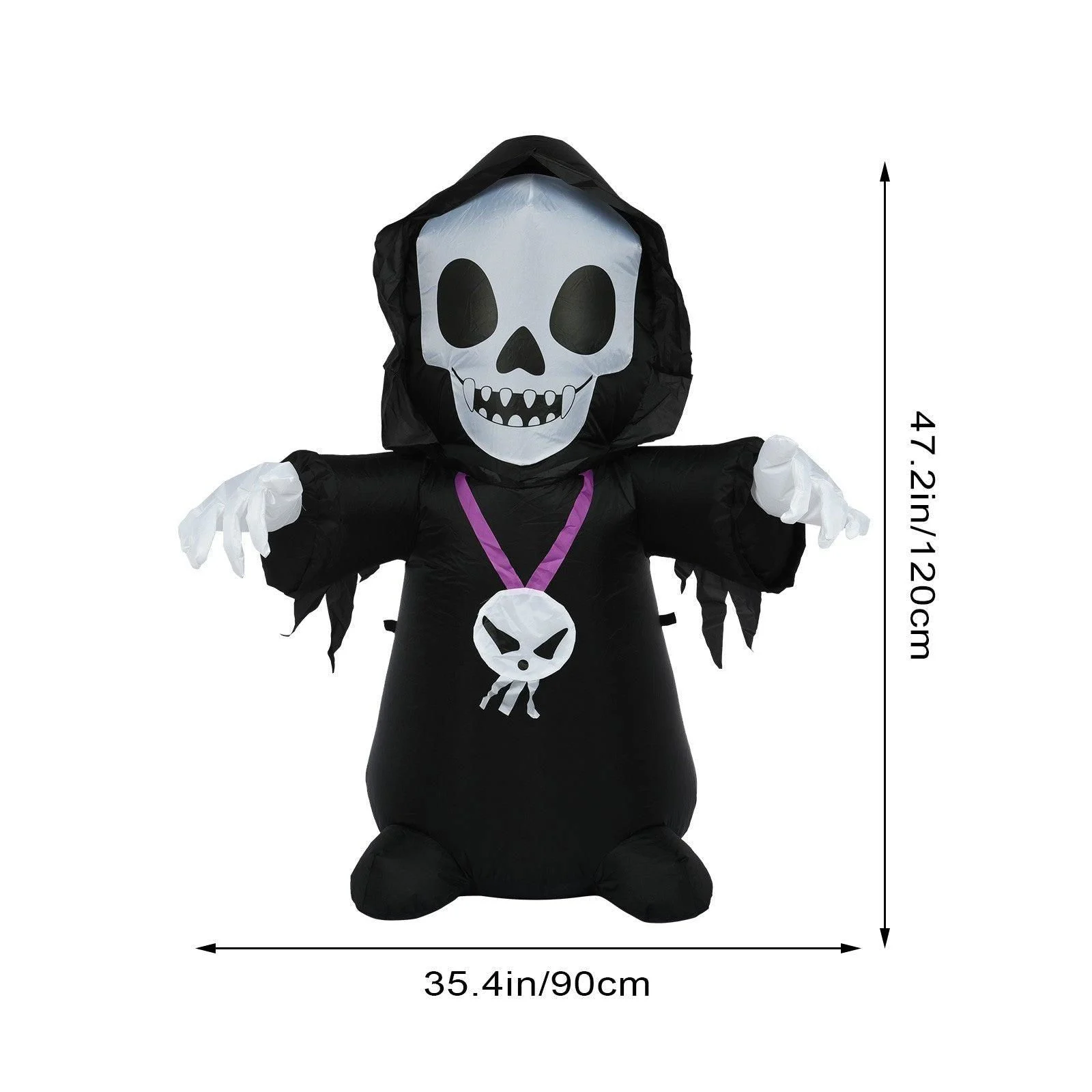 Halloween Scary Inflatable Skull Ghost -  - #tag1#
