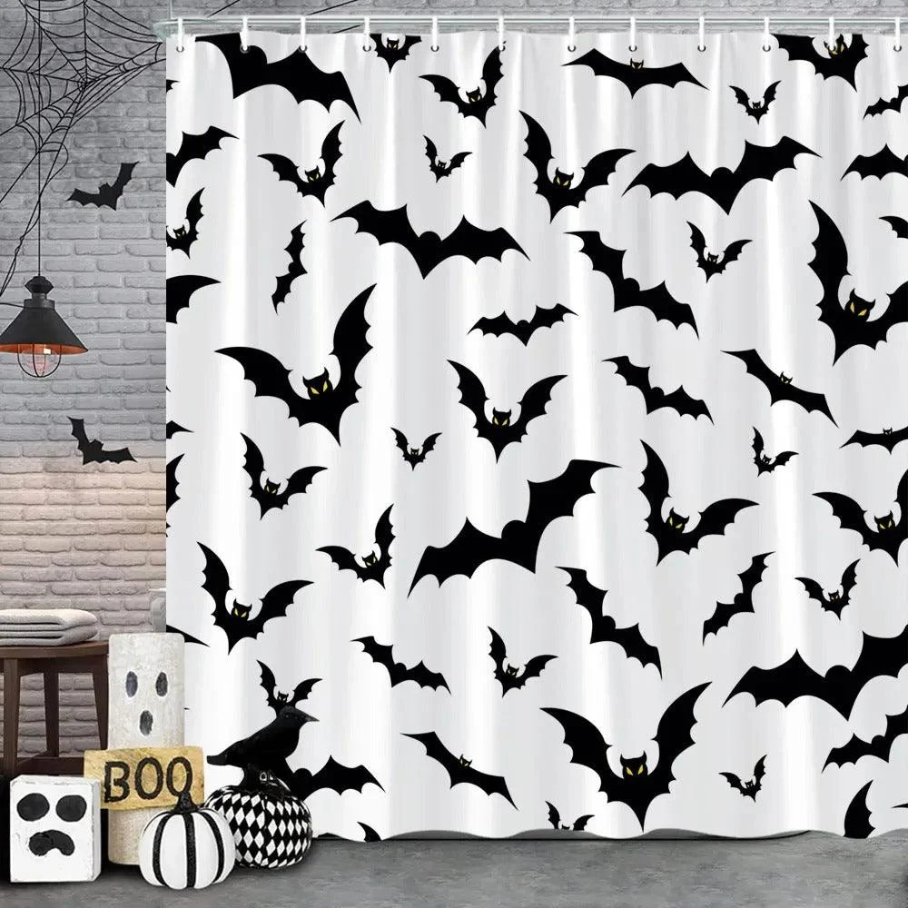 Halloween Series Digital Printed Decorative Shower Curtain -  - #tag1#