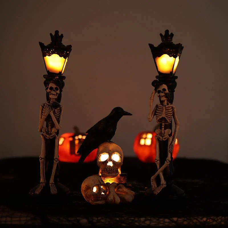 Halloween Simulation Luminous Skull Skeleton Light -  - #tag1#