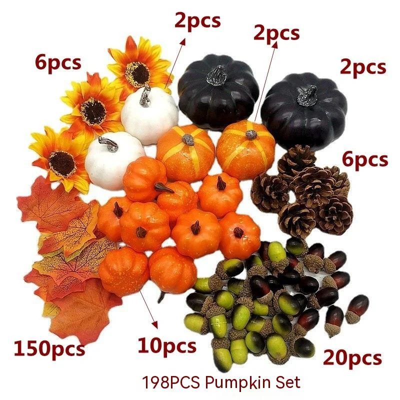 Halloween Simulation Pumpkin Christmas Decoration Ornaments -  - #tag1#