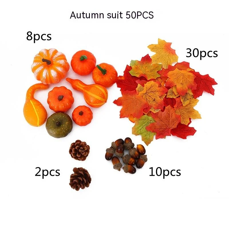 Halloween Simulation Pumpkin Christmas Decoration Ornaments -  - #tag1#