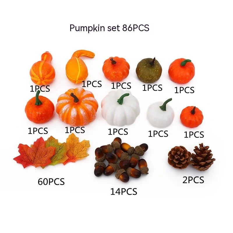 Halloween Simulation Pumpkin Christmas Decoration Ornaments -  - #tag1#
