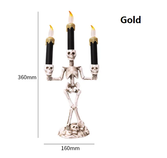 Halloween Skeleton Candlestick Lamp -  - #tag1#