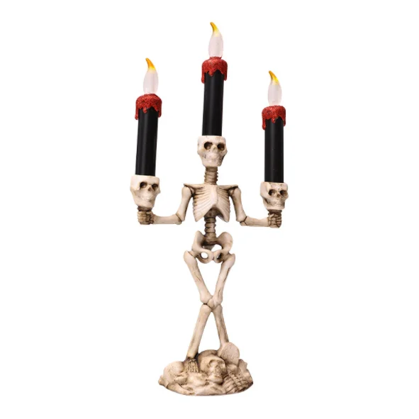 Halloween Skeleton Candlestick Lamp -  - #tag1#