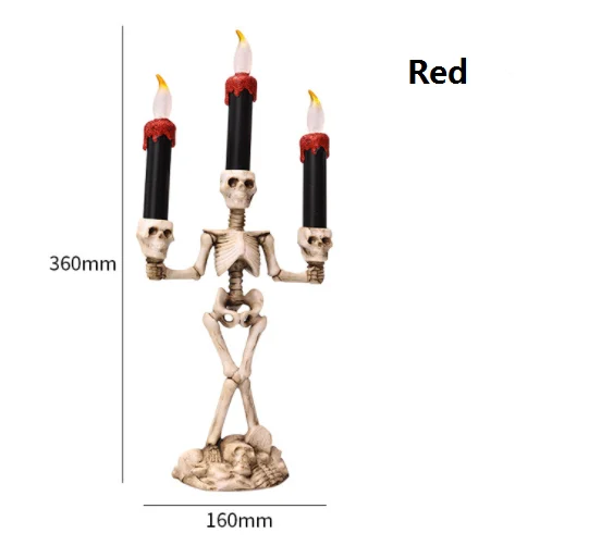 Halloween Skeleton Candlestick Lamp -  - #tag1#