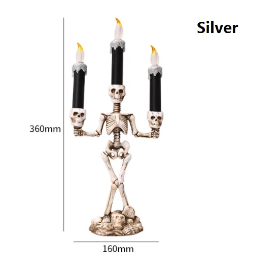 Halloween Skeleton Candlestick Lamp -  - #tag1#