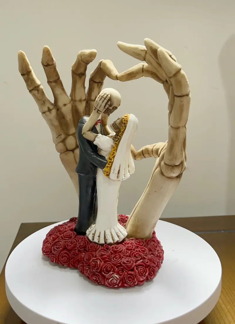 Halloween Skeleton Ghost Hand Ghost Festival Skeleton Bride Lover Couple Love Decoration Resin Decoration tag1
