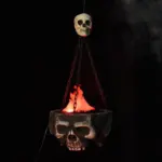 Halloween Skull Bowl Lantern tag1