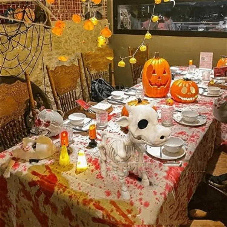 Halloween Skull Cow Toy Skeleton Decoration -  - #tag1#