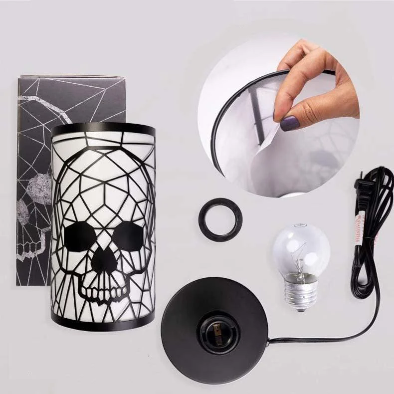 Halloween Skull Decoration Festive Atmosphere USB Iron Table Lamp -  - #tag1#