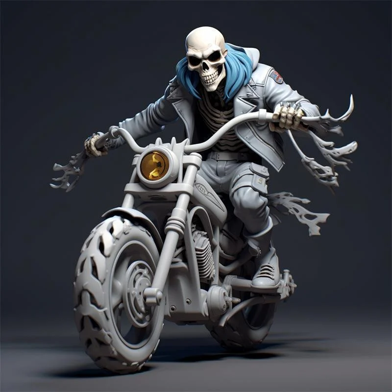 Halloween Skull Doll Resin Decorations Decorative Crafts -  - #tag1#