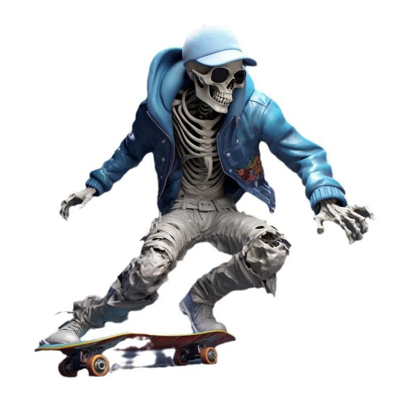 Halloween Skull Doll Resin Decorations Decorative Crafts -  - #tag1#