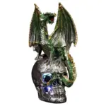 Halloween Skull Dragon shaped Desk Bookcase Decoration tag1