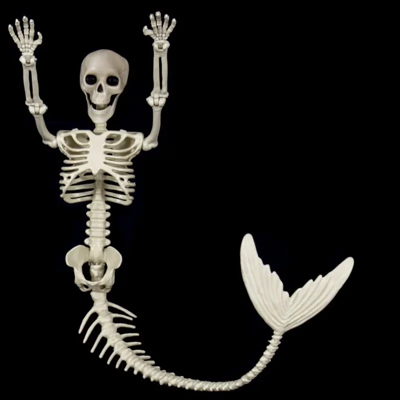 Halloween Skull Fish skeleton Hanger Fixed Posture Simulation Chamber Props tag1