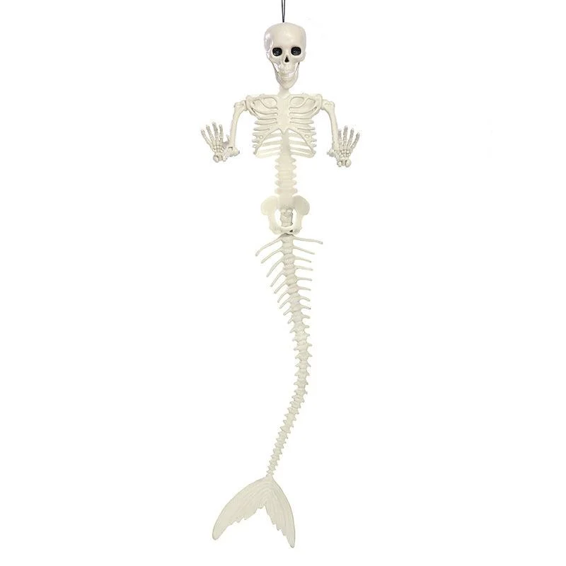 Halloween Skull Fish-skeleton Hanger Fixed Posture Simulation Chamber Props -  - #tag1#