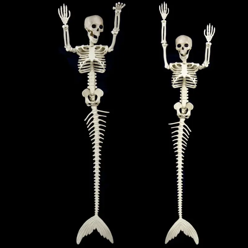 Halloween Skull Fish skeleton Hanger Fixed Posture Simulation Chamber Props tag1