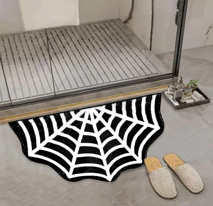 Halloween Skull Pumpkin Horror Cashmere Foot Mat -  - #tag1#