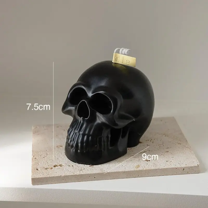 Halloween Skull Scented Candle Gift Box tag1