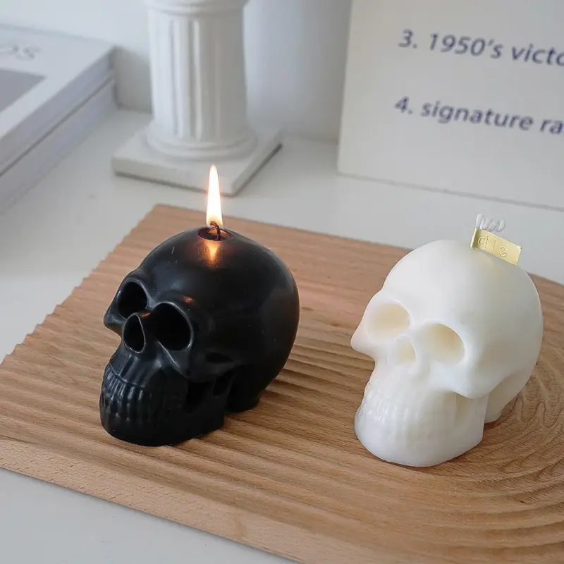 Halloween Skull Scented Candle Gift Box tag1