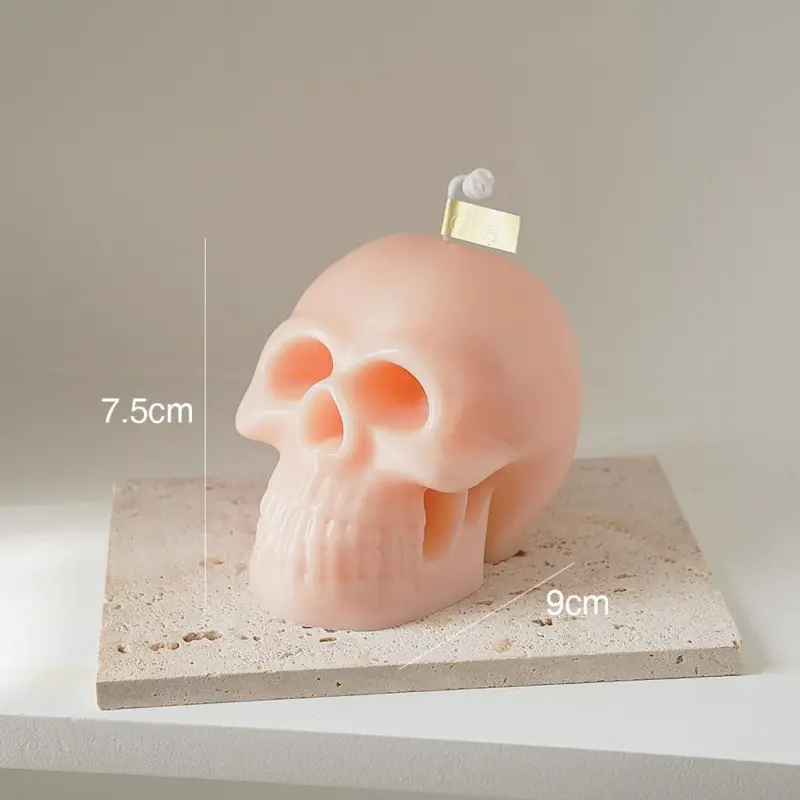 Halloween Skull Scented Candle Gift Box tag1