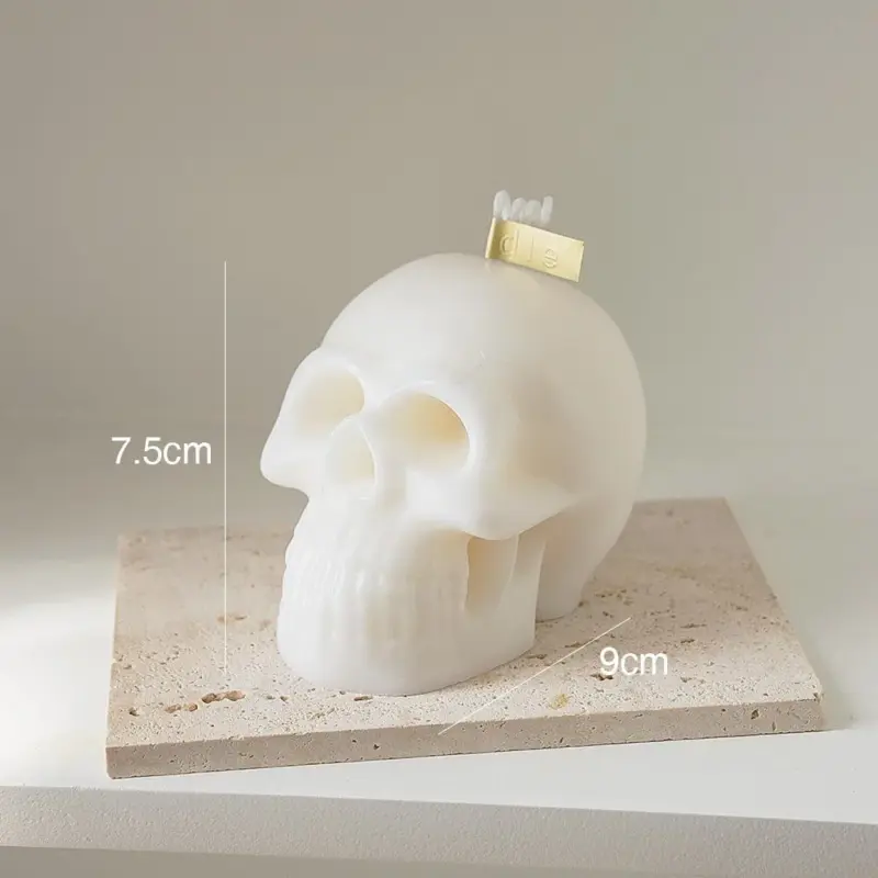 Halloween Skull Scented Candle Gift Box tag1