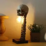 Halloween Skull Skeleton Lamp Halloween Table Skeleton Lamp tag1