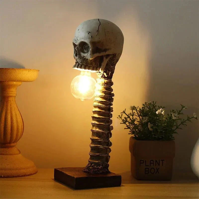 Halloween Skull Skeleton Lamp -  Halloween Table Skeleton Lamp -  - #tag1#