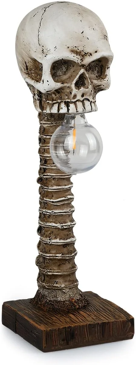 Halloween Skull Skeleton Lamp -  Halloween Table Skeleton Lamp -  - #tag1#