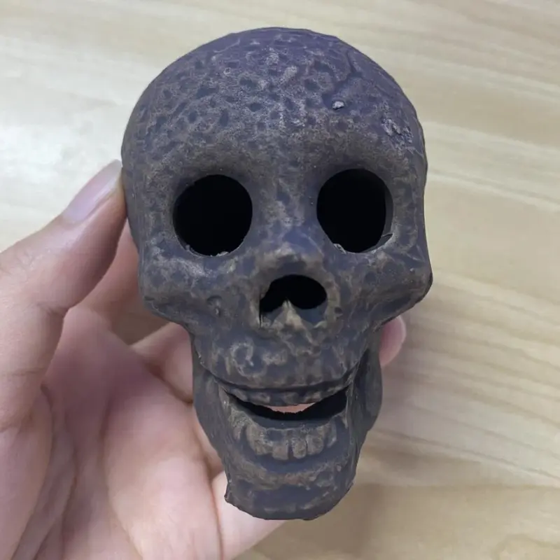 Halloween Skull Stove Barbecue Ceramic Ornaments Simulation tag1