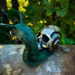 Halloween Snail Shape Statue Garden Decorations Ornaments tag1