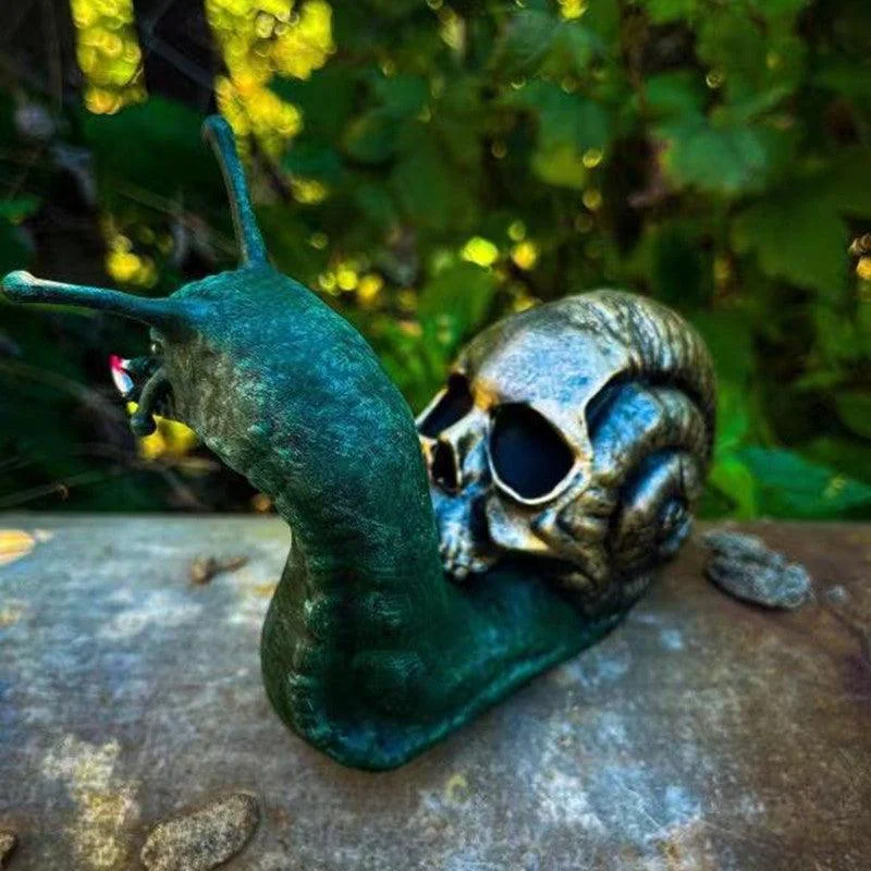 Halloween Snail Shape Statue Garden Decorations Ornaments -  - #tag1#