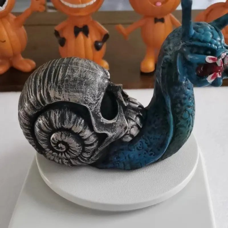 Halloween Snail Shape Statue Garden Decorations Ornaments tag1