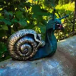 Halloween Snail Shape Statue Garden Decorations Ornaments tag1