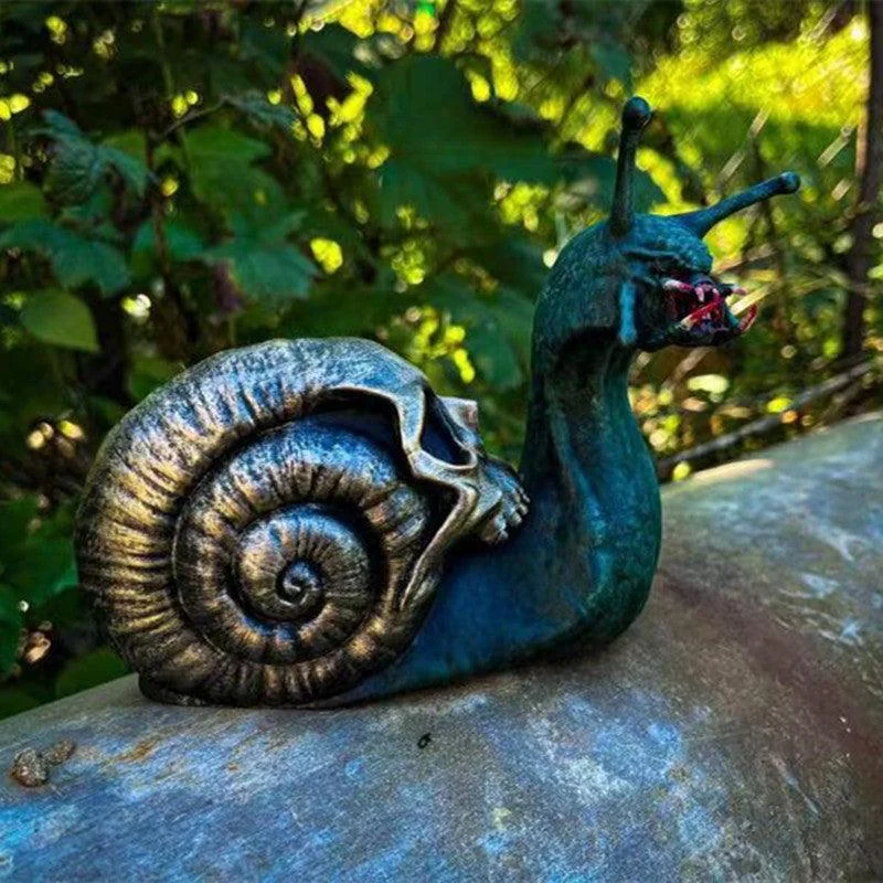 Halloween Snail Shape Statue Garden Decorations Ornaments -  - #tag1#