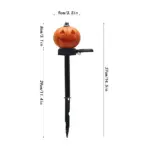 Halloween Solar Pumpkin Field Lighting Garden tag1