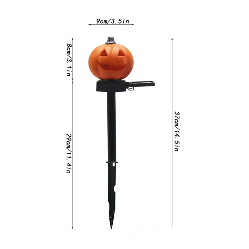 Halloween Solar Pumpkin Field Lighting Garden tag1