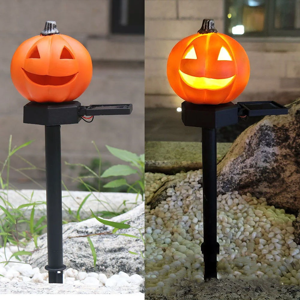 Halloween Solar Pumpkin Field Lighting Garden -  - #tag1#