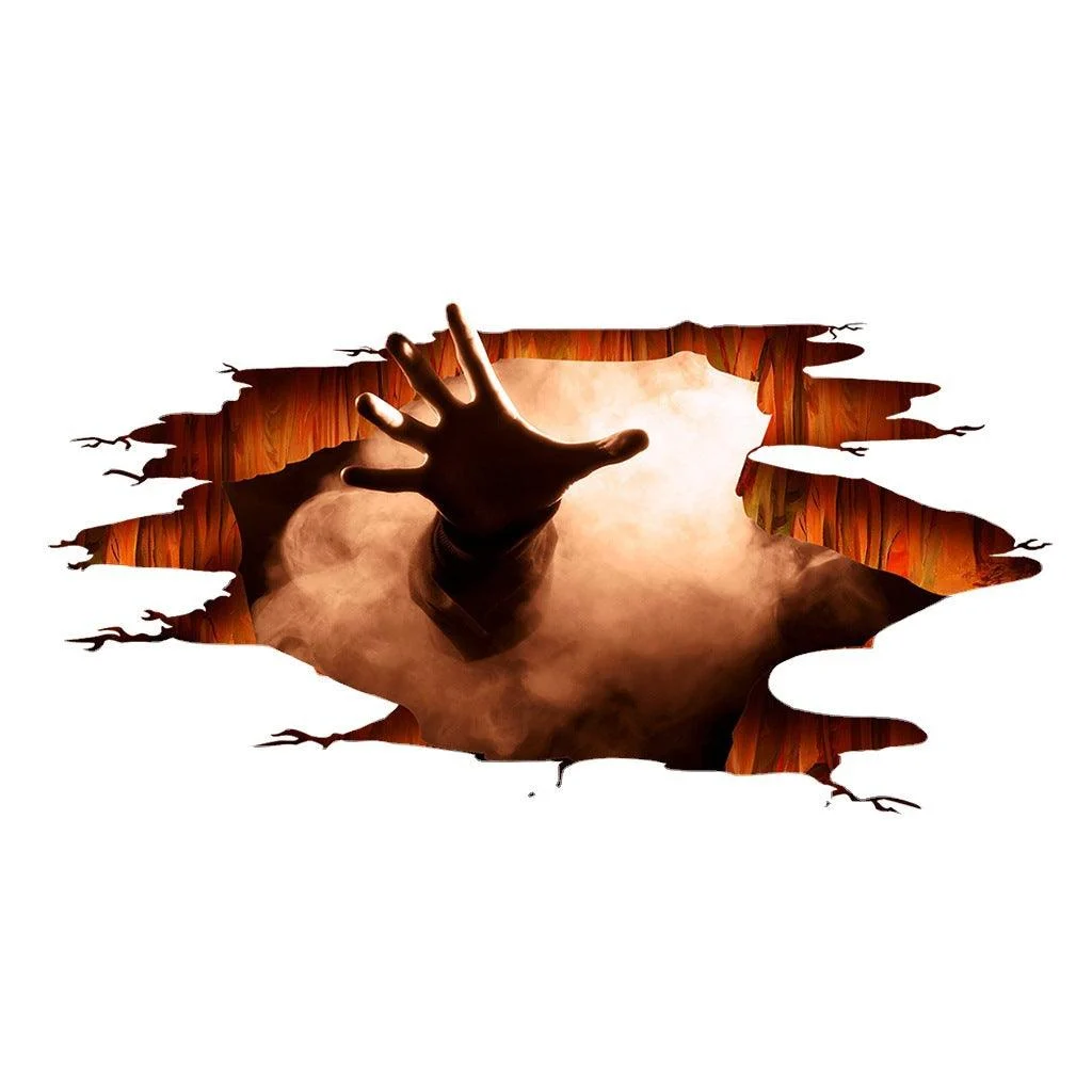 Halloween Stickers Ghost Claws Horribly Stickers -  - #tag1#