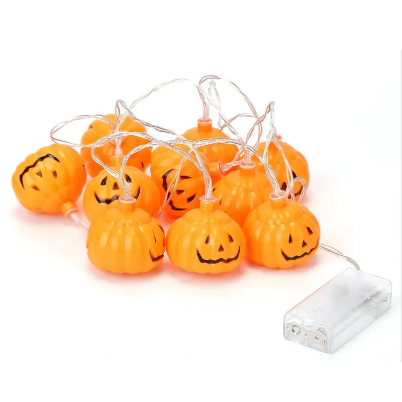 Halloween String Light Pumpkin LED Lamps Battery Powered tag1