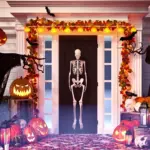 Halloween String Light Pumpkin LED Lamps Battery Powered tag1