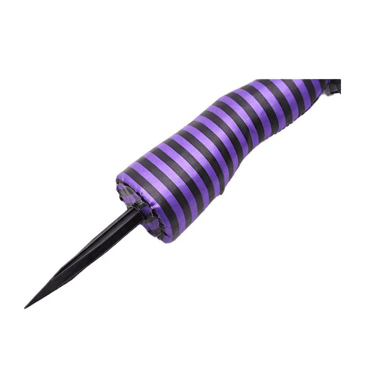 Halloween Striped Witch High Heels Garden Decoration Ornament -  - #tag1#