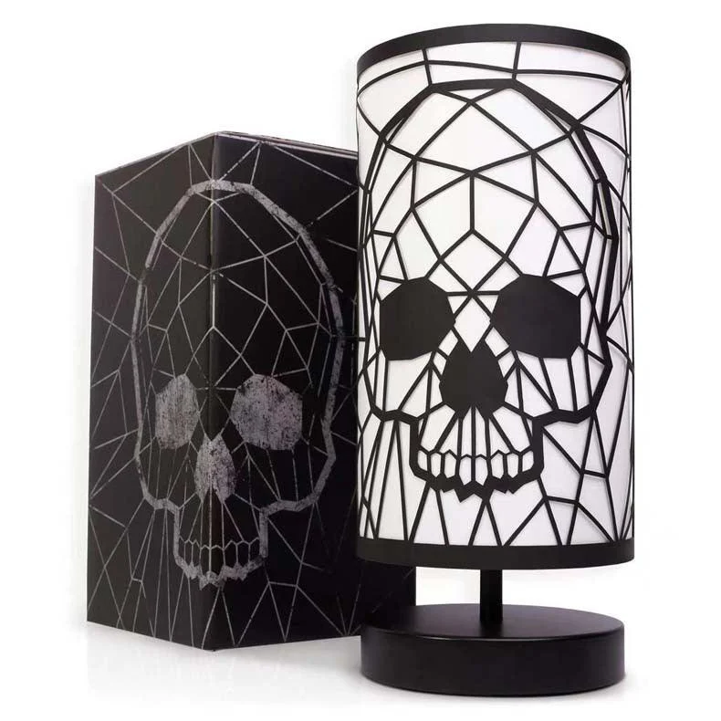 Halloween Table lamp Skull Decoration Festive Atmosphere USB Iron -  - #tag1#