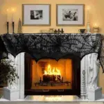 Halloween Tablecloth Lace Mesh Cloth tag1