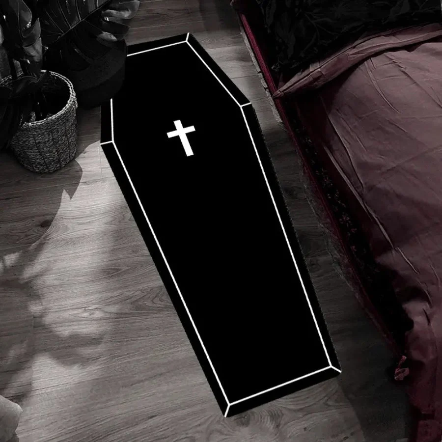 Halloween Theme Carpet Cashmere Floor Mat Non-slip -  - #tag1#