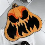 Halloween Theme Carpet Cashmere Floor Mat Non slip tag1